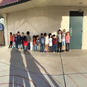 Children Returning to Classroom from Playground