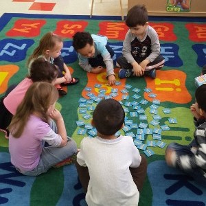 Children Playing Cards