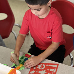 Boy Molding Clay